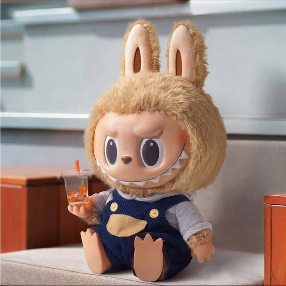 NEW! AUTHENTIC LABUBU Time To Chill Vinyl Plush Toy Popmart Plushie